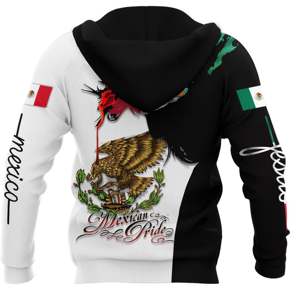Jesus Mexican Pride God 3D Hoodie For Man And Women, Jesus Printed 3D Hoodie