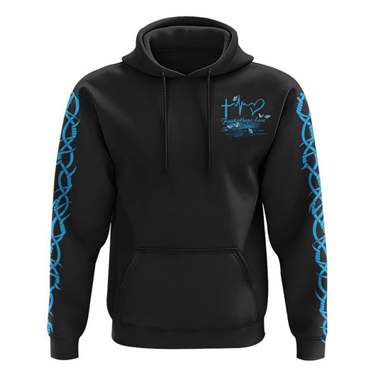 Jesus Moon Heaven All Over Print 3D Hoodie, Christian Hoodie, Christian Sweatshirt, Bible Verse Shirt