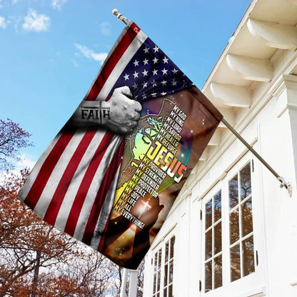 Jesus My Everything House Flag, Christian Flag, Christian Flag, Scripture Flag, Garden Banner