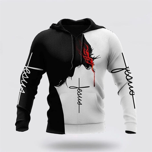 Jesus My God My King My Lord My Savior 3D Hoodies For Women Men, God 3D Printed Hoodie, Christian Apparel Hoodies