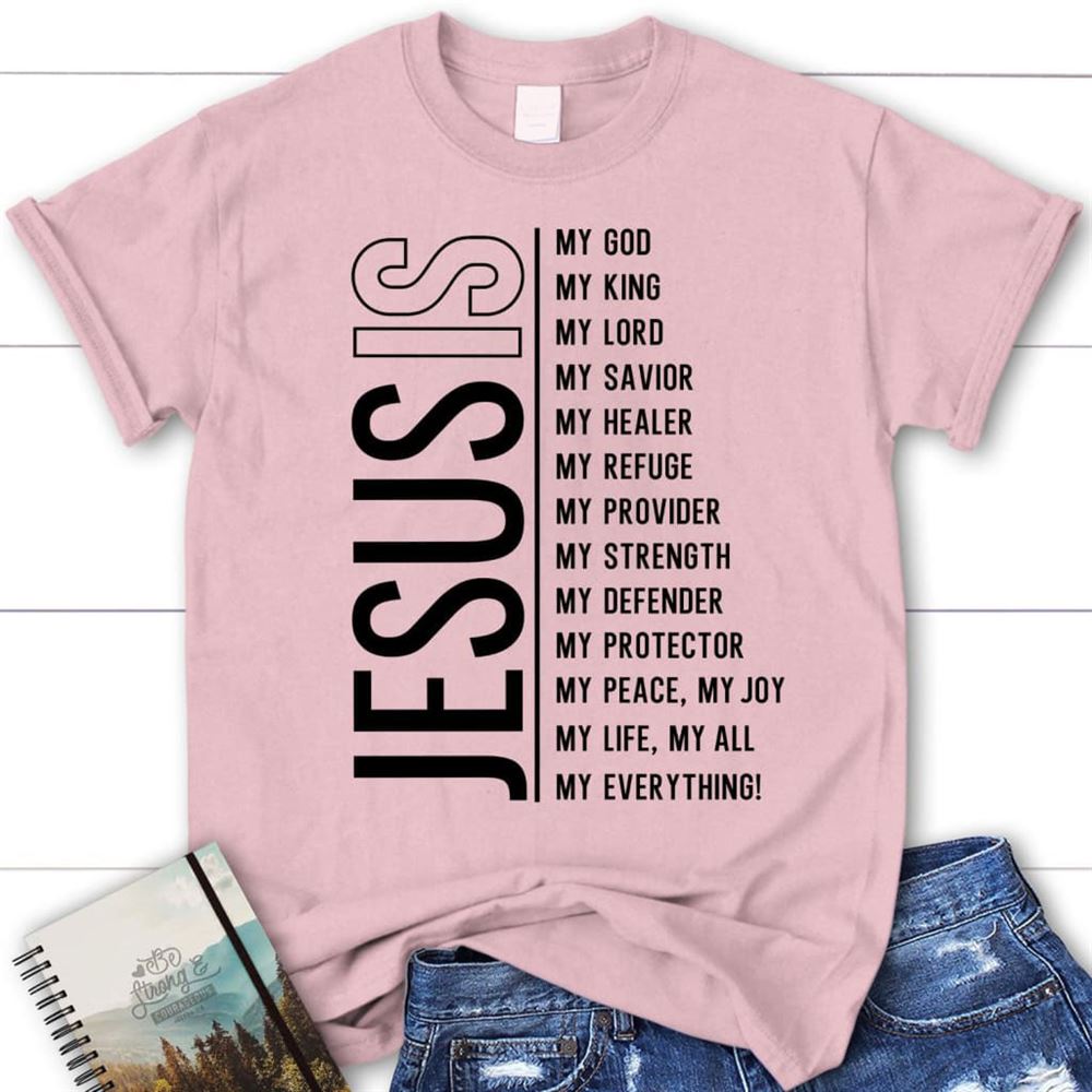 Jesus My Lord My God My All Womens Christian T Shirt, Jesus Shirts, Blessed T Shirt, Bible T shirt, T shirt Women