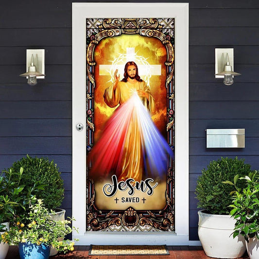 Jesus Of Divine Mercy Door Cover, Christian Door Decor, Door Christian Church, Christian Door Plaques