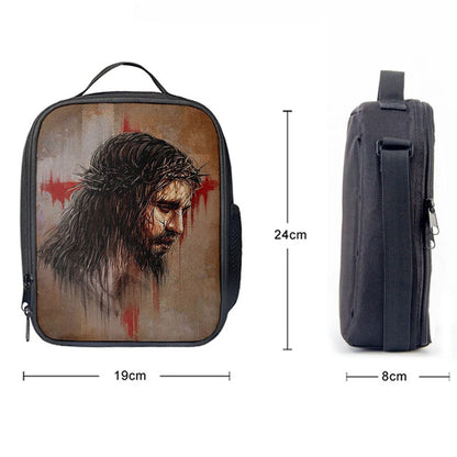 Jesus Paid It All Thorn Of Crown Lunch Bag, Christian Lunch Box For School, Picnic