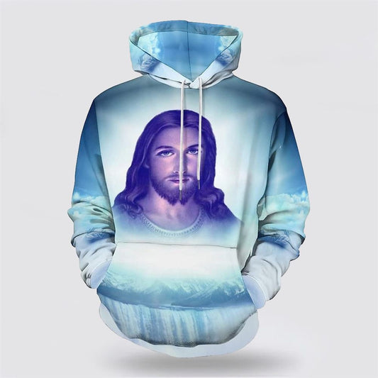 Jesus Pictures 3D Hoodies For Women Men, God 3D Printed Hoodie, Christian Apparel Hoodies