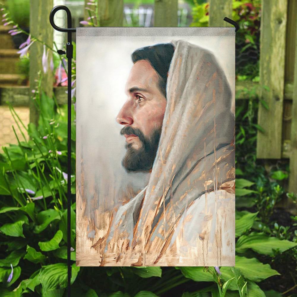 Jesus Pictures Flag, Jesus Flag, Christian's Flag, Jesus Garden Flag, Garden Flag, Welcome Flag, Christian Flag, Scripture Flag, Garden Banner