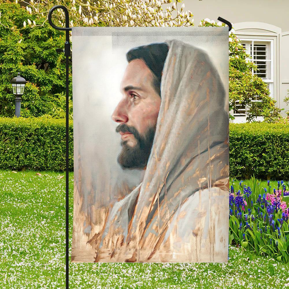 Jesus Pictures Flag, Jesus Flag, Christian's Flag, Jesus Garden Flag, Garden Flag, Welcome Flag, Christian Flag, Scripture Flag, Garden Banner