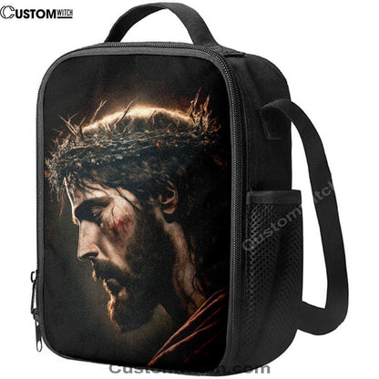 Jesus Portrait Lunch Bag 1, Christian Lunch Box For School, Picnic