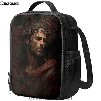 Jesus Portrait Lunch Bag, Christian Lunch Bag, Christian Lunch Box For School, Picnic