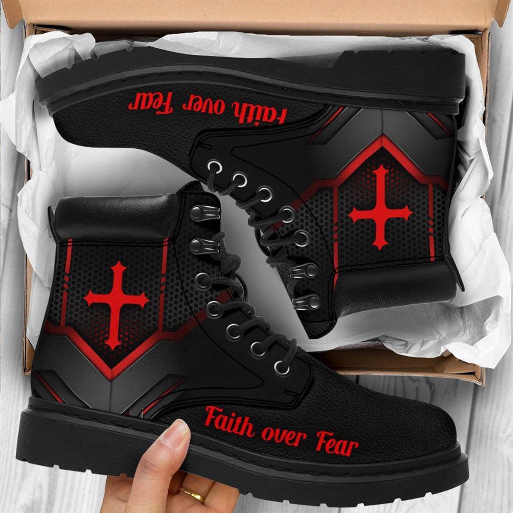 Devotion Boot Jesus Print Boots, Jesus Christ Shoes, Christian Lifestyle Boots, Bibl ...
