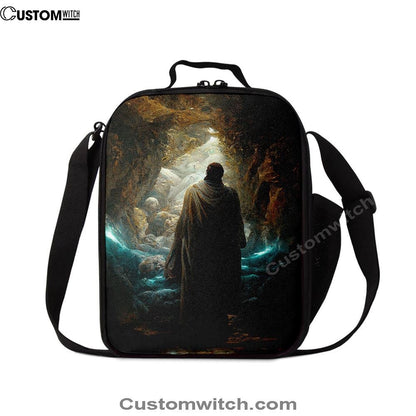 Jesus Rises From The Dead Lunch Bag, Christian Lunch Box For School, Picnic