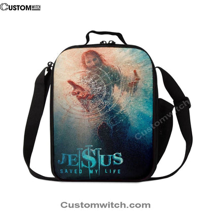 Jesus Saved My Life Hand Of God Christ Lunch Bag, Christian Lunch Box For School, Picnic