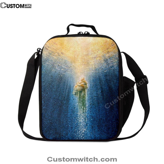 Jesus Saving Me Beach Water Lunch Bag, Christian Lunch Box For School, Picnic