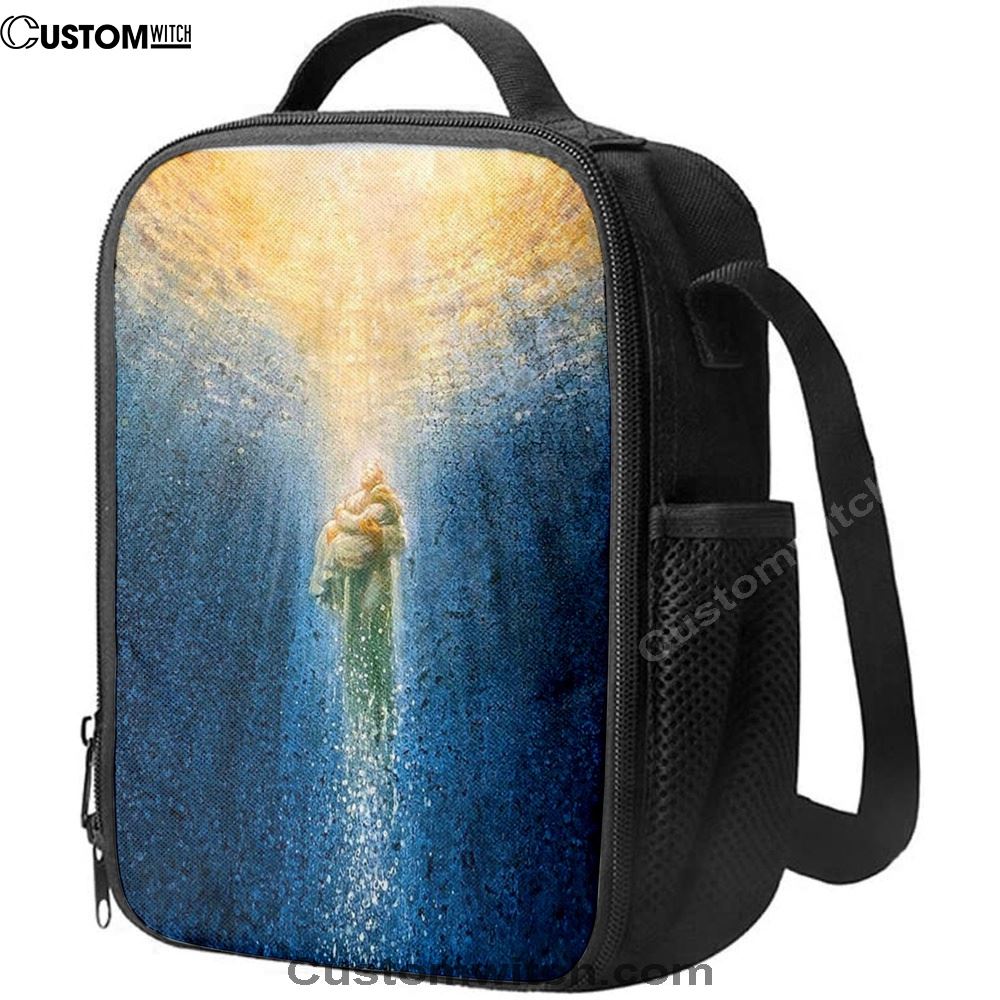 Jesus Saving Me Beach Water Lunch Bag, Christian Lunch Box For School, Picnic