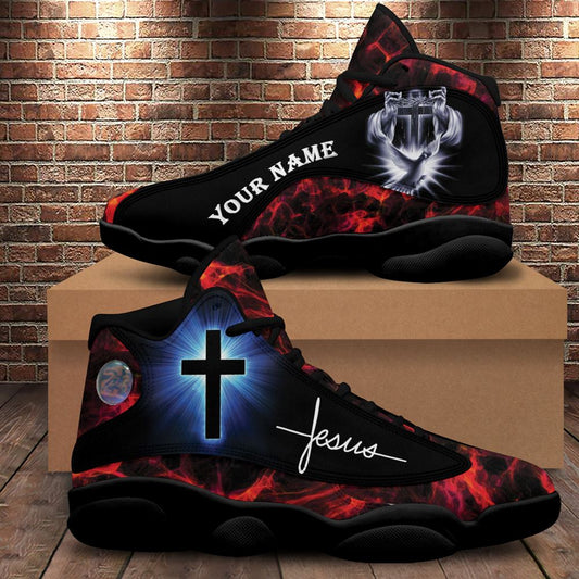 Jesus Sparkle Cross Jesus Faith Jd13 Shoes For Man And Women, Christian Basketball Shoes, Gift For Christian, God Shoes