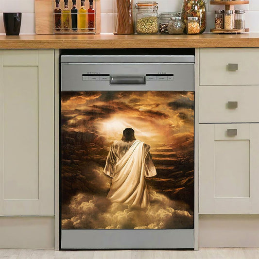 Jesus Spiritual Dishwasher Cover, Religious Dishwasher Wrap, Christian Kitchen Decoration