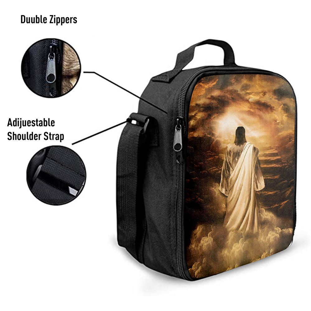 Jesus Stairway To Heaven Lunch Bag, Christian Lunch Box For School, Picnic