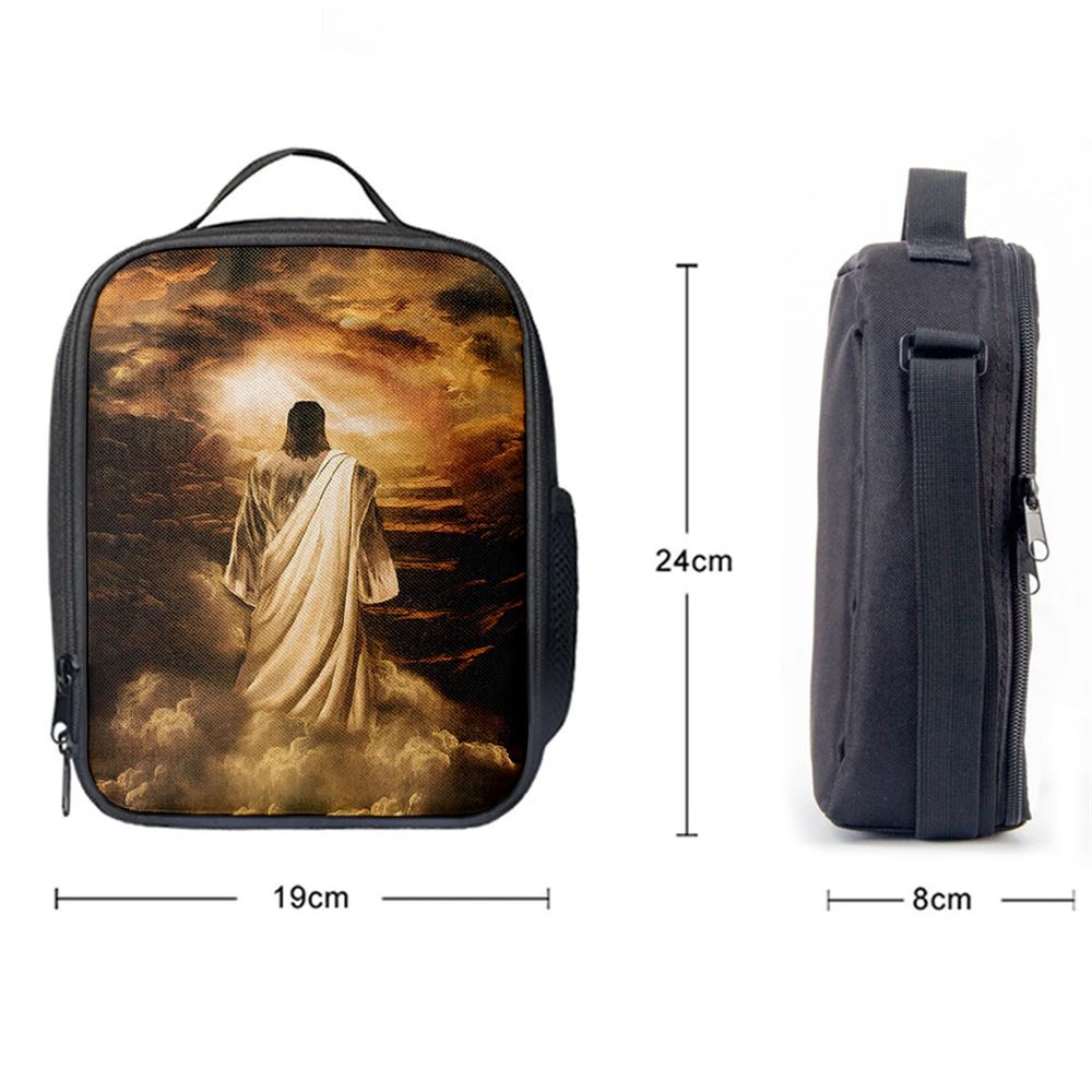 Jesus Stairway To Heaven Lunch Bag, Christian Lunch Box For School, Picnic