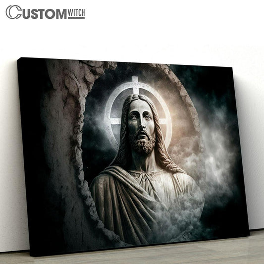Jesus Stone Historical Religious Event Canvas Pictures - Faith Art - Christian Canvas Wall Art Decor