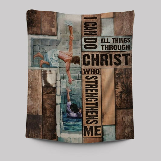 Jesus, Take My Hand, I Can Do All Things Tapestry