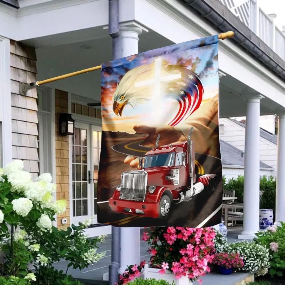 Jesus Take The Wheel House Flag, Christian Flag, Christian Flag, Scripture Flag, Garden Banner