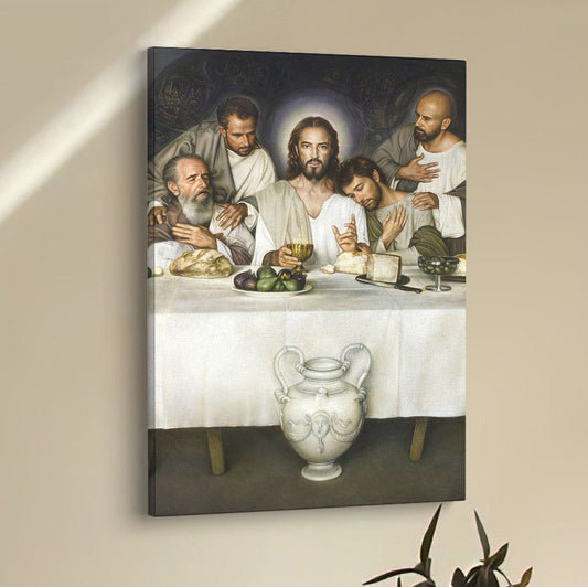 Jesus The Last Supper Canvas Pictures - Jesus Art Prints - Jesus Art - Christian Home Decor