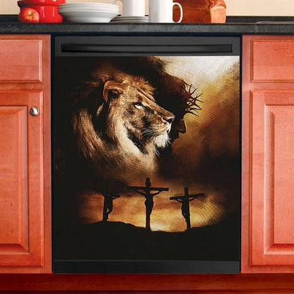 Jesus The Last Supper Dishwasher Cover, Jesus Dishwasher Wrap, Jesus Kitchen Decoration