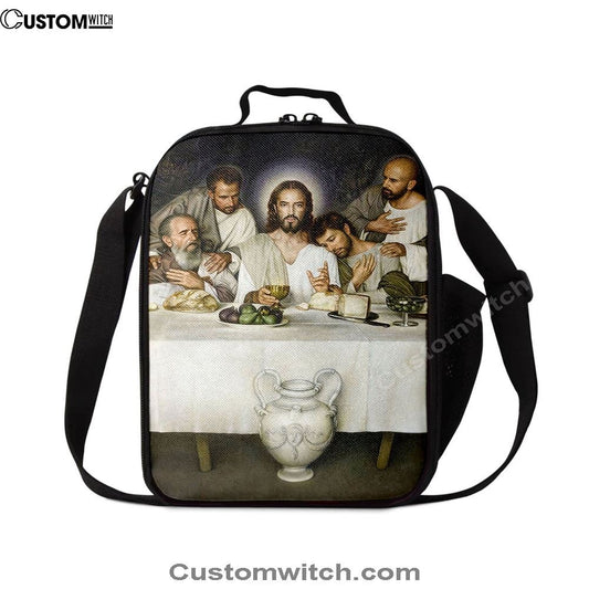 Jesus The Last Supper Lunch Bag - Jesus Art, Christian Lunch Box For School, Picnic