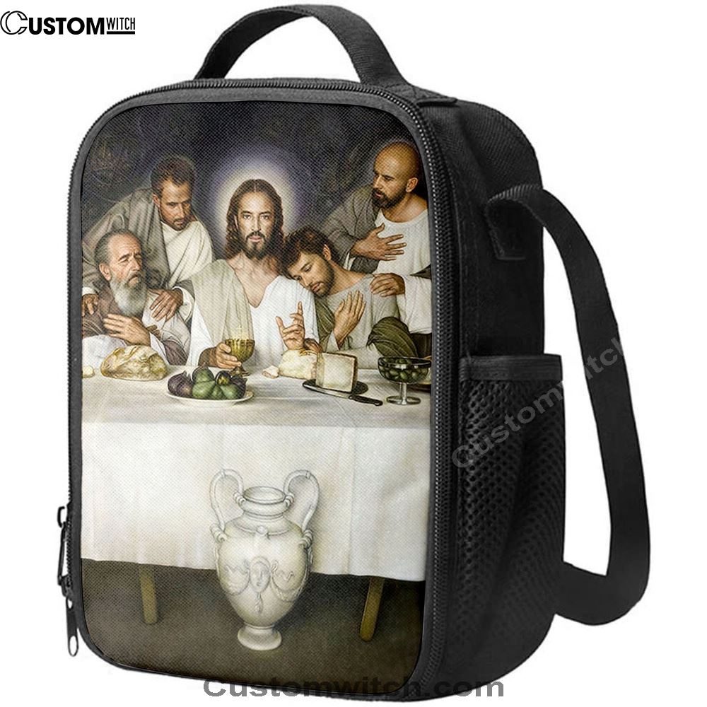 Jesus The Last Supper Lunch Bag - Jesus Art, Christian Lunch Box For School, Picnic