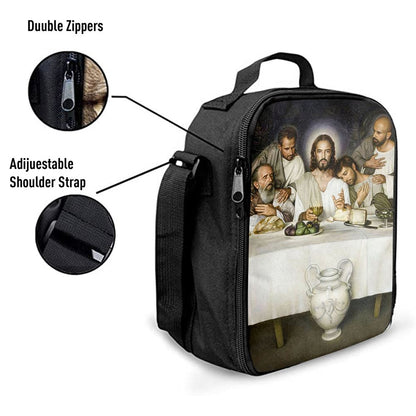 Jesus The Last Supper Lunch Bag - Jesus Art, Christian Lunch Box For School, Picnic