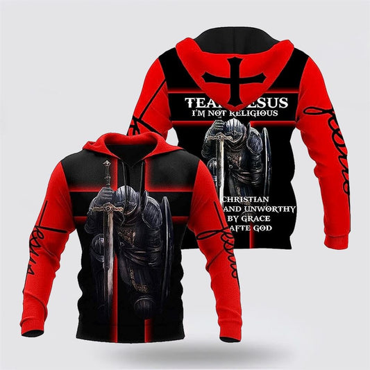 Jesus The Lion Of Judah 3D Hoodies For Women Men, God 3D Printed Hoodie, Christian Apparel Hoodies