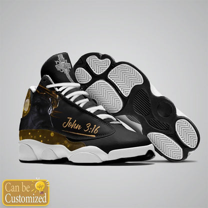 Jesus Twinkel John 316 Custom Name Jd13 Shoes For Man And Women, Christian Basketball Shoes, Gifts For Christian, God Shoes