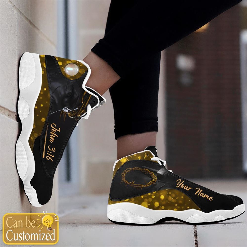 Jesus Twinkel John 316 Custom Name Jd13 Shoes For Man And Women, Christian Basketball Shoes, Gifts For Christian, God Shoes