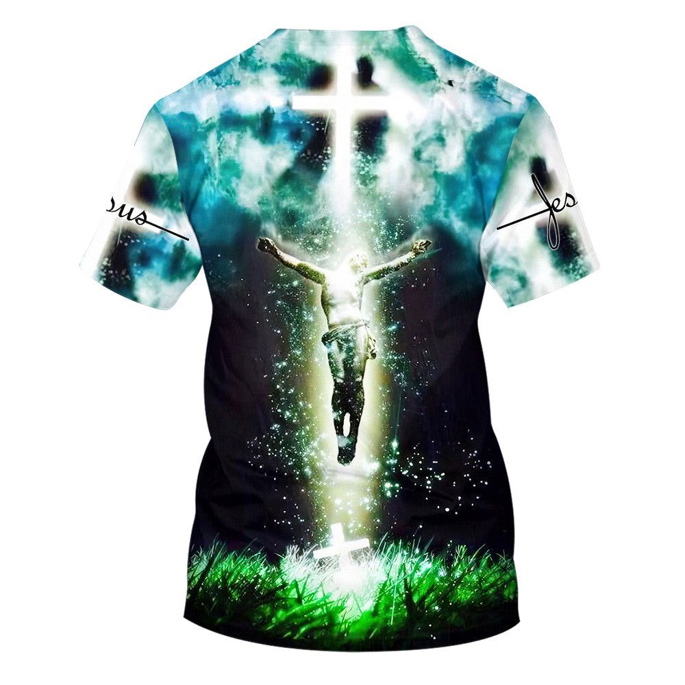Jesus Underwater All Over Print 3D T Shirt For Men And Women, Christian T-Shirt, Faith Shirt