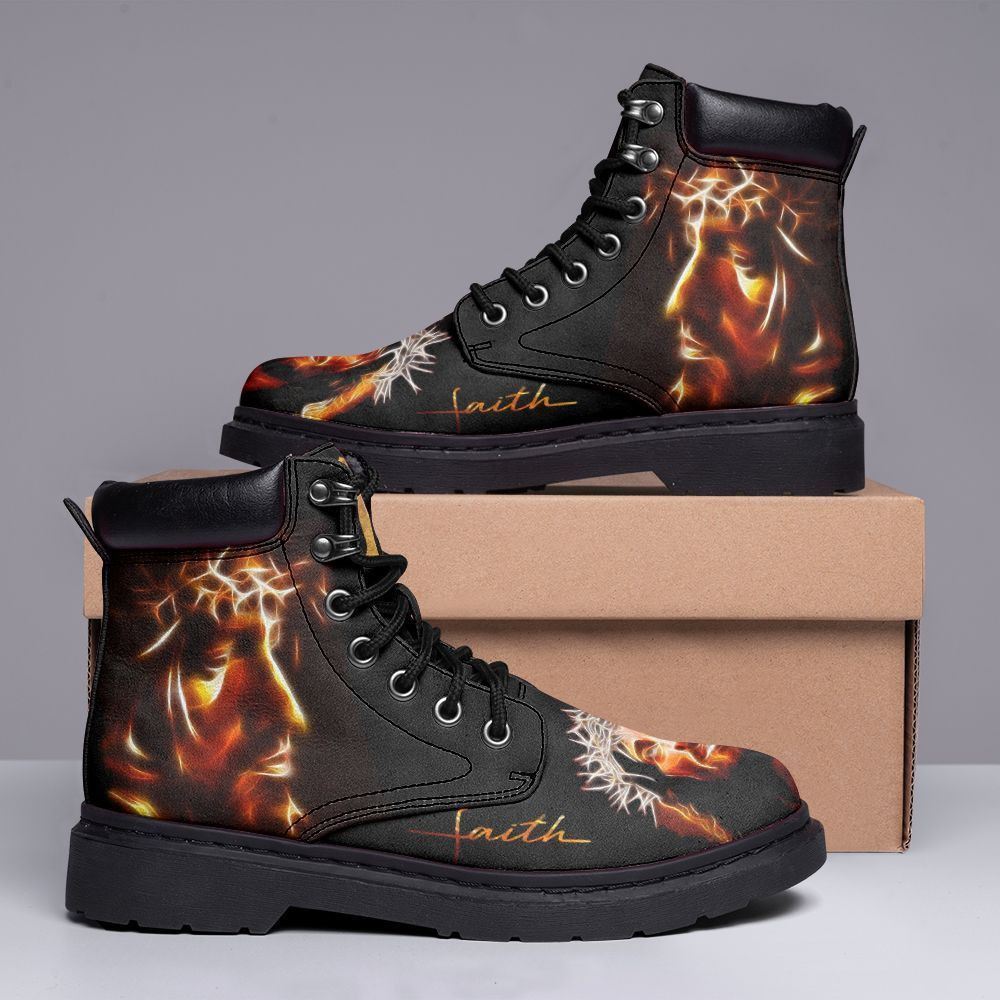 Devotion Boot Jesus Walk By Faith Boots, Jesus Christ Shoes, Christian Lifestyle Boo ...