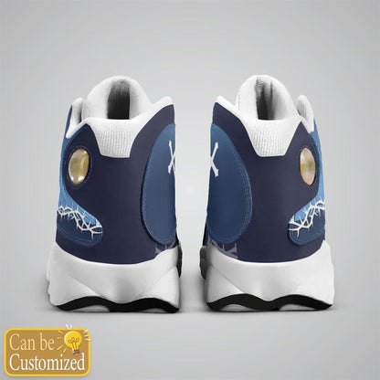 Jesus Walk By Faith Hemstitch Custom Name Jd13 Shoes For Man And Women, Christian Basketball Shoes, Gifts For Christian, God Shoes