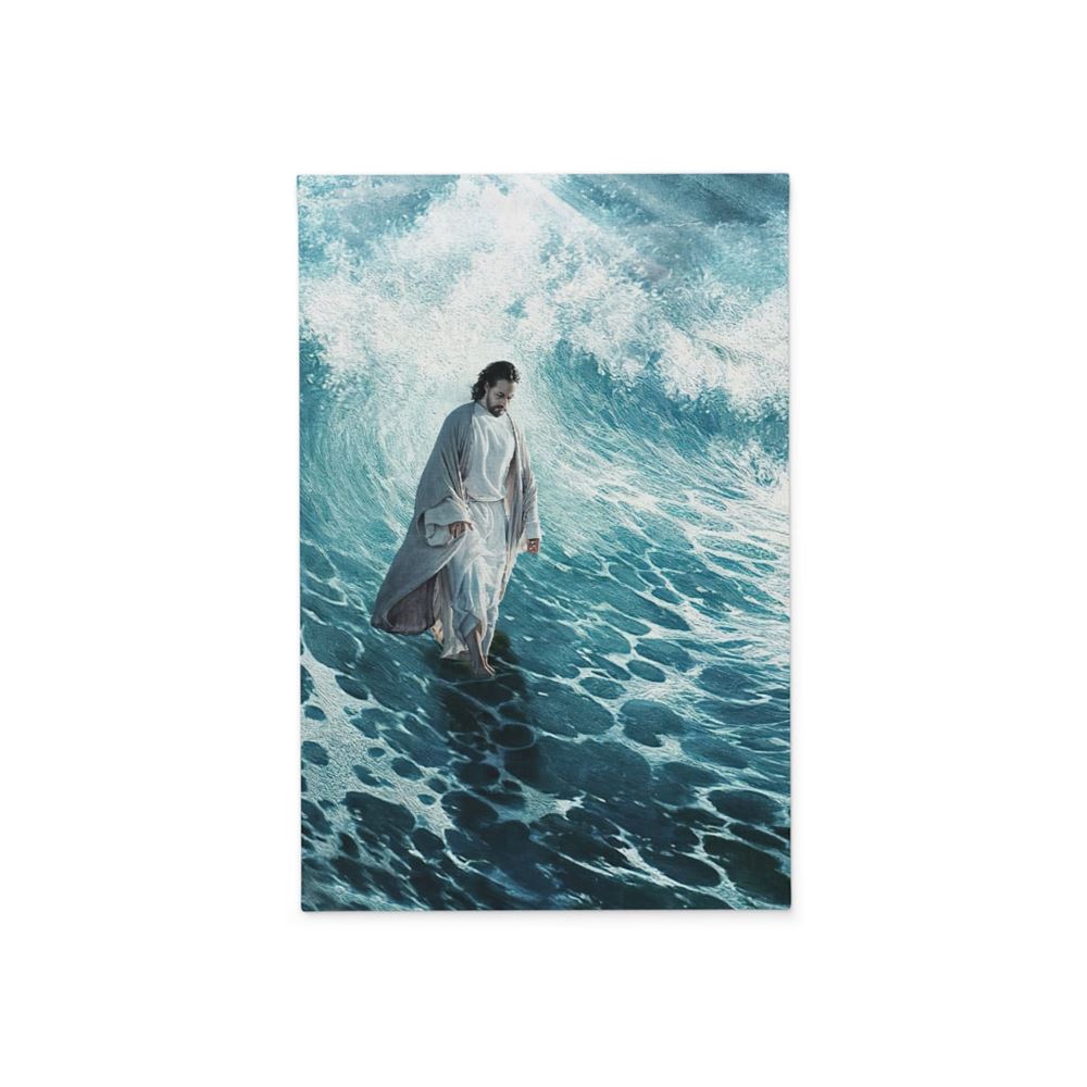 Jesus Walk On Water, Christian's Flag, Garden Decor, Garden Flag Stand, Christian Flag, Scripture Flag, Garden Banner