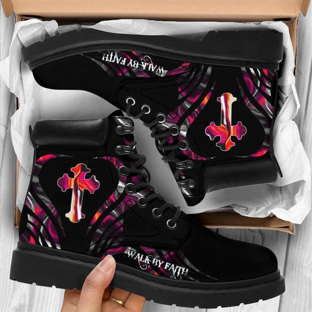 Devotion Boot Jesus Walk by Faith Art Boots, Christian Lifestyle Boots, Bible Verse ...