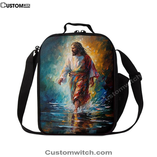 Jesus Walking On The Water 1 Lunch Bag, Christian Lunch Box For School, Picnic