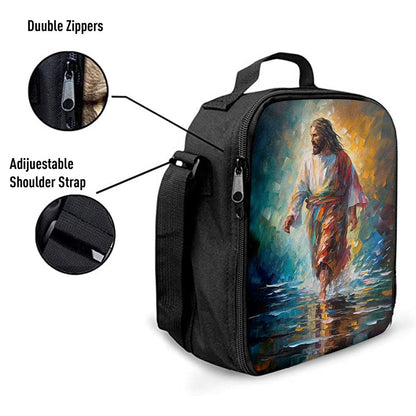 Jesus Walking On The Water 1 Lunch Bag, Christian Lunch Box For School, Picnic