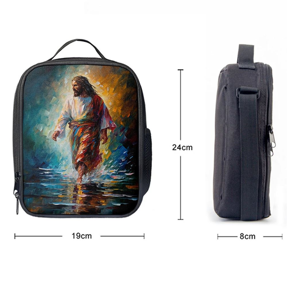 Jesus Walking On The Water 1 Lunch Bag, Christian Lunch Box For School, Picnic