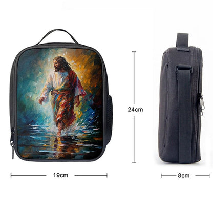 Jesus Walking On The Water 1 Lunch Bag, Christian Lunch Box For School, Picnic