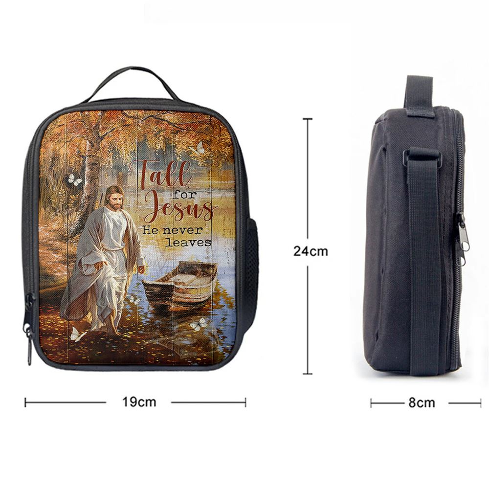 Jesus Walking On The Water Beautiful Lake Lunch Bag, Christian Lunch Box For School, Picnic