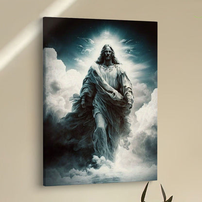 Jesus Walks On Water Canvas Pictures - Christian Wall Art - Jesus Canvas Art