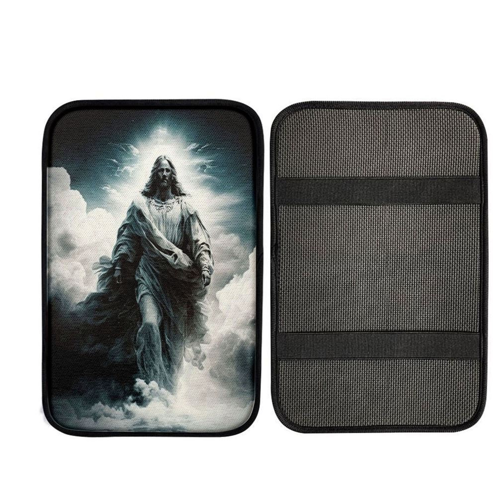 Jesus Walks On Water Car Armrest Pad Pictures, Religious Car Interior Accessories