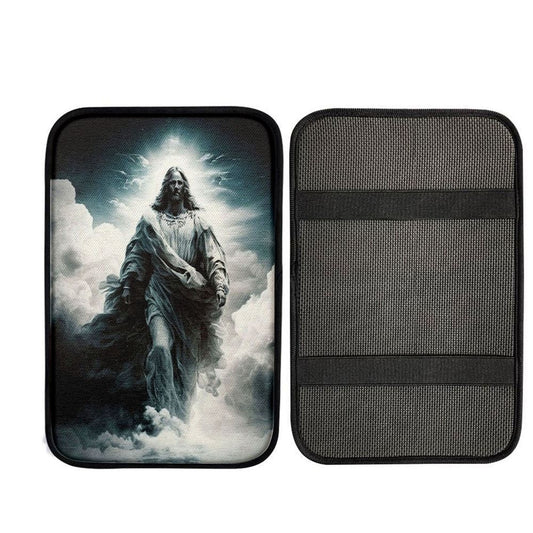 Jesus Walks On Water Car Armrest Pad Pictures, Religious Car Interior Accessories