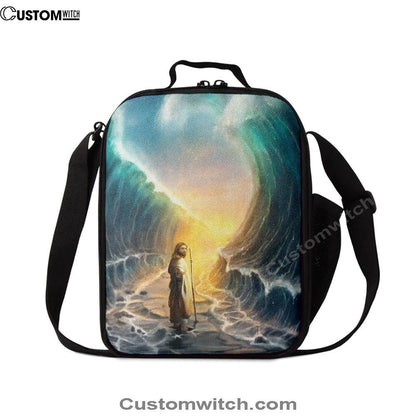 Jesus Walks On Water Lunch Bag - God Will Make A Way For You Lunch Bag, Christian Lunch Box For School, Picnic