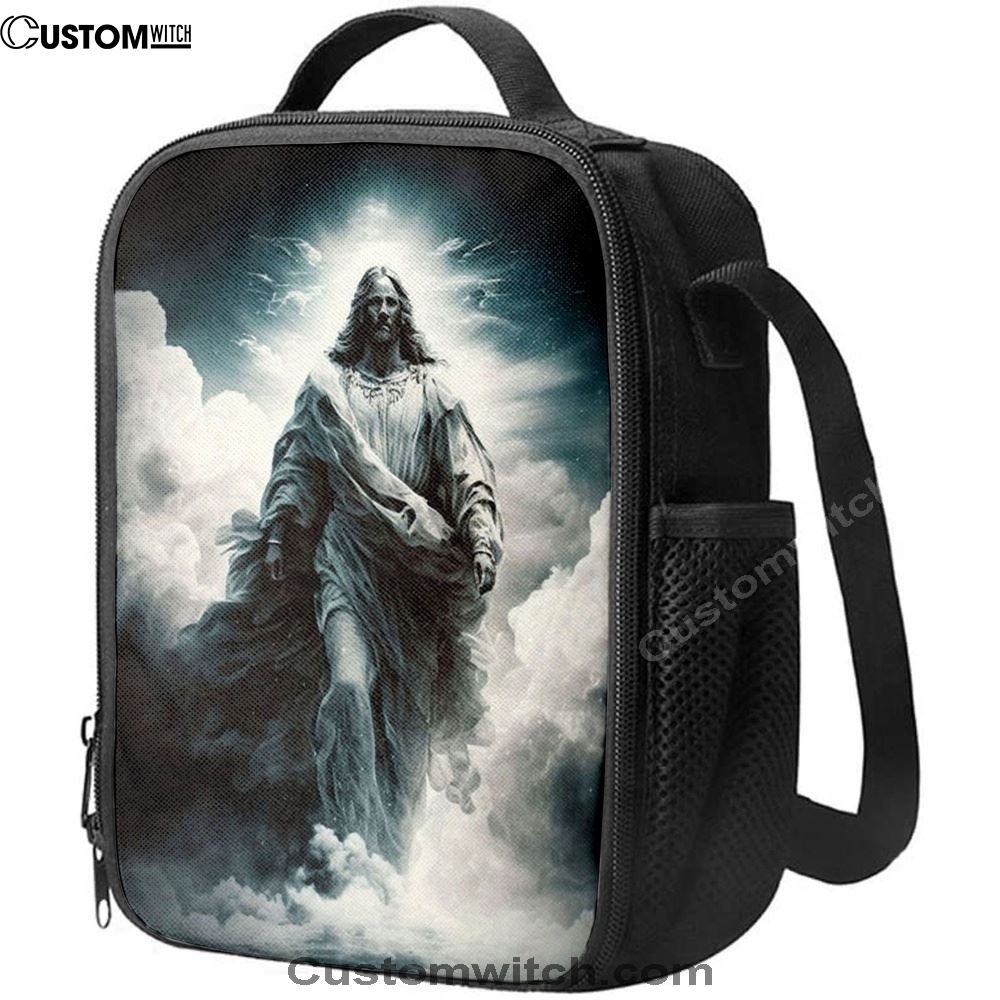 Jesus Walks On Water Lunch Bag, Christian Lunch Bag, Christian Lunch Box For School, Picnic