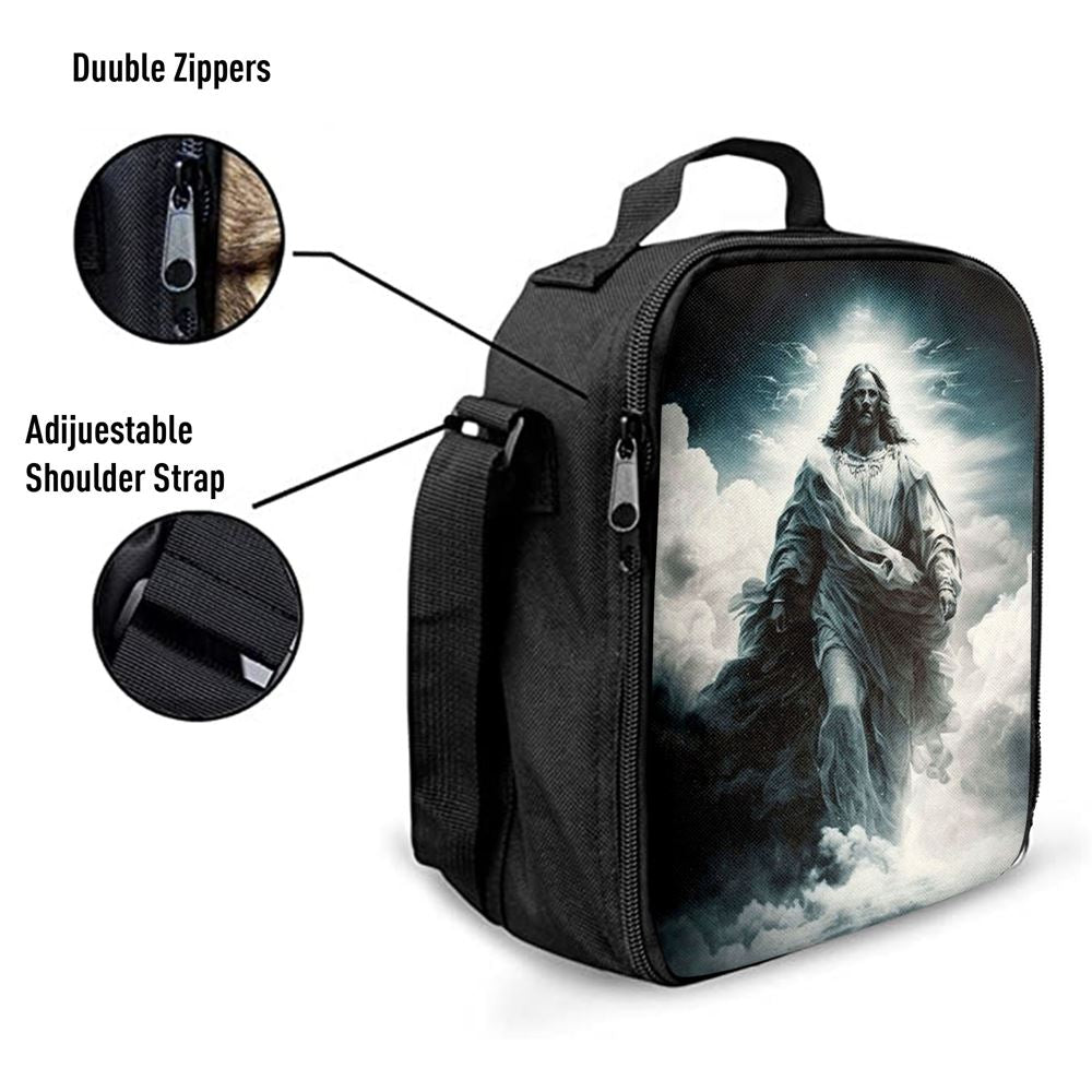 Jesus Walks On Water Lunch Bag, Christian Lunch Bag, Christian Lunch Box For School, Picnic