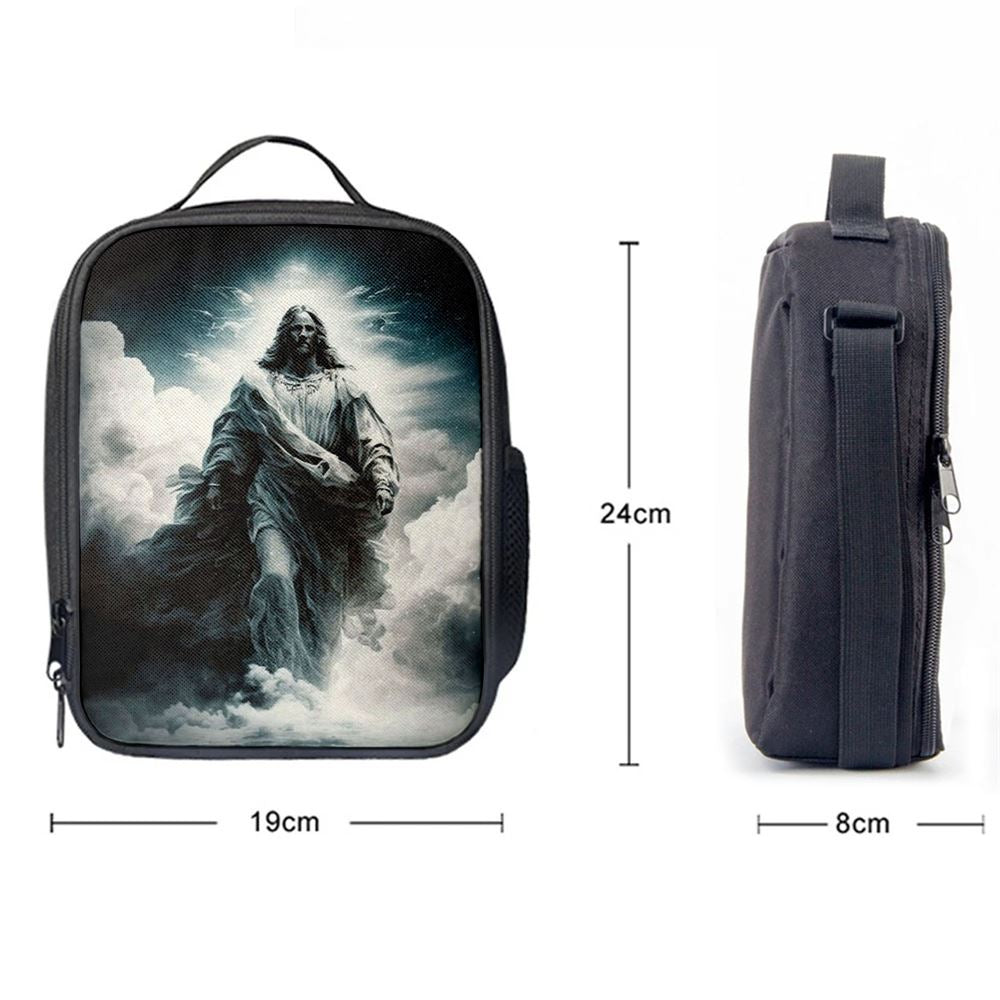 Jesus Walks On Water Lunch Bag, Christian Lunch Bag, Christian Lunch Box For School, Picnic