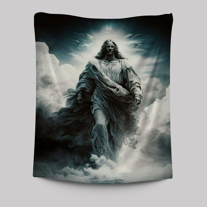Jesus Walks On Water Tapestry Pictures - Christian Wall Art - Jesus Tapestry Art